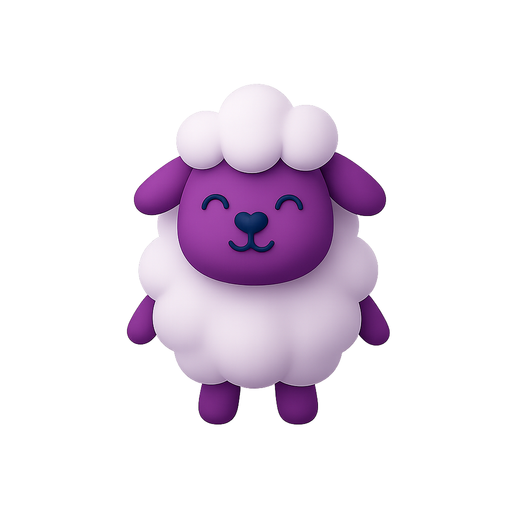 happy sheep